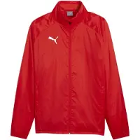 Puma Jakke teamGOAL All Weather - Rød/Hvid, størrelse Large