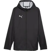 Puma Jakke teamFINAL All Weather - Sort/Sølv, størrelse Small