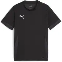Puma Trænings T-Shirt teamGOAL - Sort/Hvid/Mørk grå Børn, størrelse 152 cm