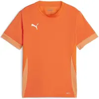 Puma Trænings T-Shirt teamGOAL - Orange/Hvid Børn, størrelse 128 cm
