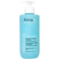 Alma K Nourish and Repair Shampoo - Fugtgivende shampoo til kvinder - Hrvkstshampoo - Fugtgivende shampoo med arganolie sheasmr - 10,1 oz