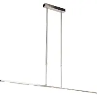 QAZQA Moderne pendellampe stål inkl. LED justerbar - Bold