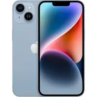 Apple iPhone 14 - 5G smartphone - dual-SIM / Intern hukommelse 128 GB - OLED-skærm - 6.1 - 2532 x 1170 pixels - 2x bagkameraer 12 MP, 12 MP - front camera 12 MP - blå