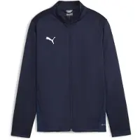 Puma Træningsjakke teamGOAL - Navy/Hvid Børn, størrelse 140 cm