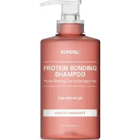 Kundal Protein Bonding Care nærende shampoo til beskadiget og tørt hår med Violet Muguet duft 500 ml