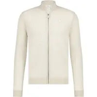 Blue industry struktureret vest i ecru Beige Off-white måle