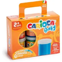 Carioca Finger paint, Flere, Vaskbar, 80 ml