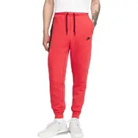 Nike Sweatpants NSW Tech Fleece - Rød/Sort, størrelse X-Large