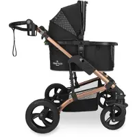 Nomad Tales Calma Pet Stroller, lyserød guld - L 82 x B 65 x H 102 cm / op til 15 kg
