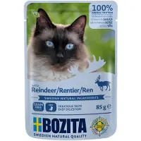 Bozita Økonomipakke bidder i sauce pose 24 x 85 g - Rensdyr