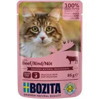 Bozita Økonomipakke bidder i sauce pose 24 x 85 g - Okse