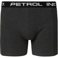 Petrol Industries Boksershorts grå-meleret / sort / hvid