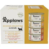 Applaws Økonomipakke: 24 x 70 g i bouillon - Tunfilet