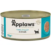 Applaws Økonomipakke: 24 x 156 g i bouillon - Tun & Rejer