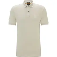 BOSS BOSStil mænd. 50507699 Passertip beige polo shirt (XXL), Casual, Bomuld, Korte ærmer