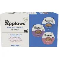 Applaws Mixpakke: Cat Pot - 24 x 60 g Blandet fisk