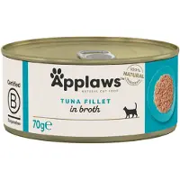 Applaws Økonomipakke: 48 x 70 g i bouillon - Tunfilet