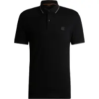 BOSS BOSStil mænd. 50507699 Passertip polo shirt sort (XXL), Casual, Syntetisk, Korte ærmer