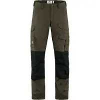 Fjällräven - Vandretøj - Barents Pro Trousers M Dark Olive Black til Unisex - Størrelse S/M - Kaki