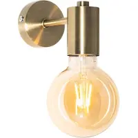QAZQA Industriel væglampe bronze - Facil