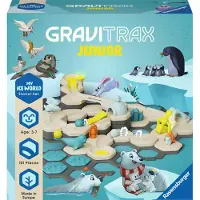 Ravensburger Gravitrax juniorstarter set L Ice - Marble Run stam och konstruktionsleksaker för barn i åldern 3 år upp - barngåvor