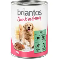 Briantos Økonomipakke: 24 x 415 g Bidder i sauce - Lam & Gulerod
