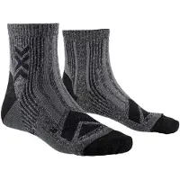 X-socks - Vandretøj - Hike Perform Merino Ankle Black Charcoal til UnisexUld - Størrelse 35-38 - Sort