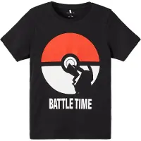 Name it T-shirt - Noos - NkmNabel Pokémon - Sort - - 13-14 år (158-164) - T-Shirt