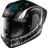 Nolan N60-6 Sport Ravenous Integralhjelm Mat/Sort/Hvid/Lilla/Blå S