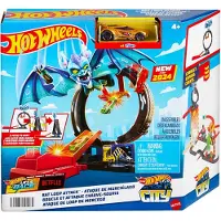 Mattel HOT WHEELS CITY rinkinys – Šikšnosparnio padanga (HTN78)