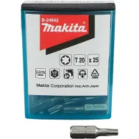 Makita B-24642, 25 stk, Torx, 1/4, T25, 25 mm
