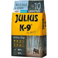 Julius-K9 JULIUS K-9 Adult vildsvin & bær - Økonomipakke: 2 x 10 kg