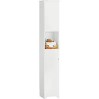 SoBuy Vaskemaskineskab BZR109-W, Hvid