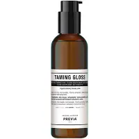 PREVIA Taming Gloss Anti -Frizz Hair Serum - Termisk beskyttelse med organisk mandel vegansk - Fugtgivende formel til glat skinnende hår - Varmeb