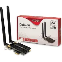 Inter-Tech DMG-36 - Netværksadapter - PCIe 2.0 - Bluetooth 5.2, Wi-Fi 6E