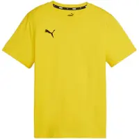 Puma T-Shirt teamGOAL Casuals - Gul/Sort Børn, størrelse YXS/116 cm