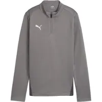 Puma Teamgoal Training 1/4 Zip Top Wmn Cast Iron-White-shadow Gray, størrelse Small