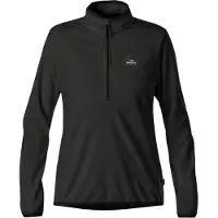 Eider - Fleece dame - W Peclet Fleece Light 1/4 Zip Black til Unisex - Størrelse S - Sort