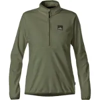 Realme - Fleece dame - W Peclet Fleece Light 1/4 Zip Khaki til Unisex - Størrelse S - Kaki