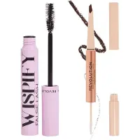 Makeup Revolution Fluffy Brow Filter Duo Øjenbrynsblyant 1 ml Dark Brown
