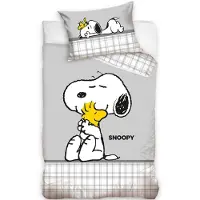 MCU Nuser / Snoopy Junior Sengetøj 100x135 cm - 100 procent bomuld