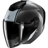 Shark Rs Jet Carbon Blank åben Hjelm