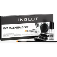 INGLOT Eye Essentials Set Duraline + AMC Eyeliner Gel 77 + Makeup Brush 31T
