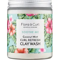 FLORA AND CURL Soothe Me Coconut Mint Curl Refresh Clay Wash 260g