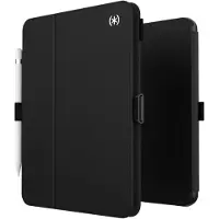 Speck Balance Folio AP-2025 - Beskyttende kasse flipomslag til tablet - sort/sort/hvid - for Apple 10.9-inch iPad (10. generation) iPad A16 Wi-Fi, A16 Wi-Fi + Cellular