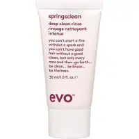 Evo Springsclean Shampoo - Deep Cleansing & Gentle Moisturizing - For Natural Shiny Soft Curly & Wavy Hair - Rejsestørrelse 30ml / 1.01fl.oz