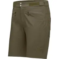 Norrøna - Vandretøj - Femund Flex1 Lightweight Shorts M'S Olive Night til UnisexSoftshell - Størrelse L - Kaki