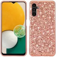 Mtp Products Samsung Galaxy A15 Glitter Series Hybrid Cover - Rødguld
