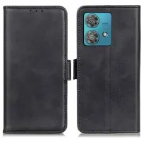 Mtp Products Motorola Moto G84 Pung Cover med Magnetisk Lukning - Sort