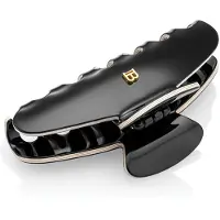 Balmain Hair Couture Cellulose Acetate Pince à cheveux Large Black/White Hårnåle 1 stk.